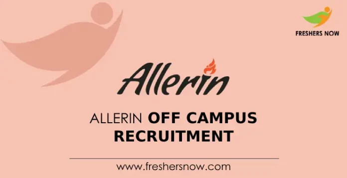 Allerin Off Campus Recruitment
