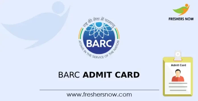 BARC Admit Card