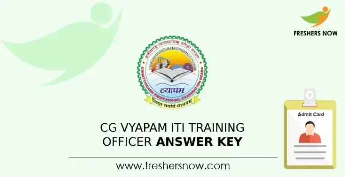 CG Vyapam ITI Training Officer Answer Key