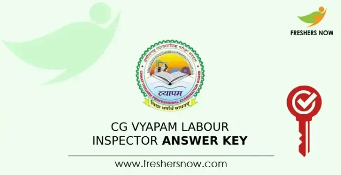 CG Vyapam Labour Inspector Answer Key (1)