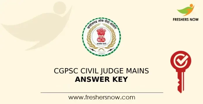 CGPSC Civil Judge Mains answer Key