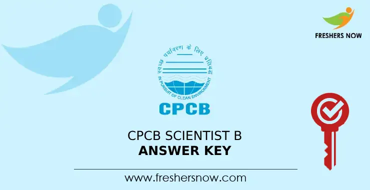 CPCB Scientist B Answer Key 2023 (Out) | Exam Key, Objections