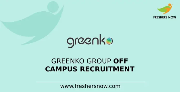 Greenko Group Off Campus Recruitment
