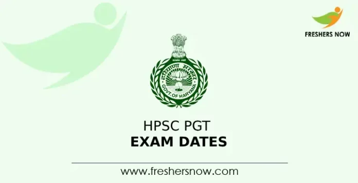 HPSC PGT Exam Dates