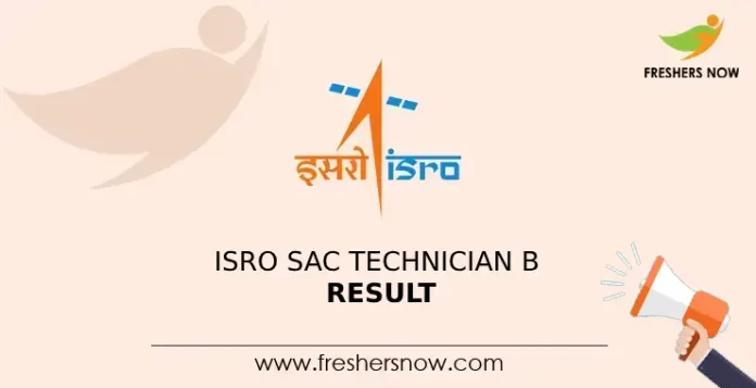 ISRO SAC Technician B Result