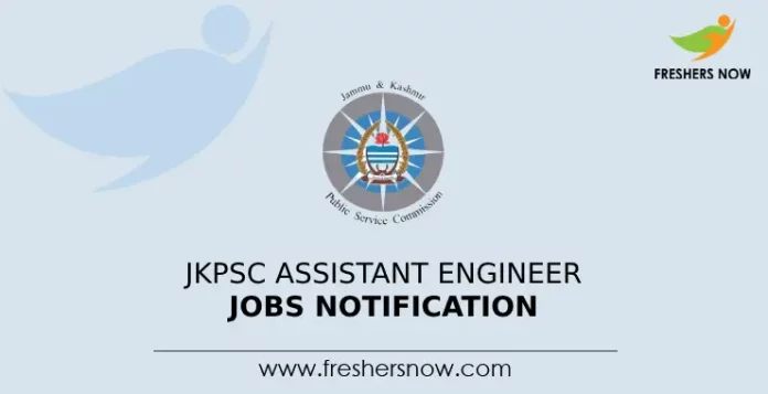 JKPSC Assistant Engineer Jobs Notification