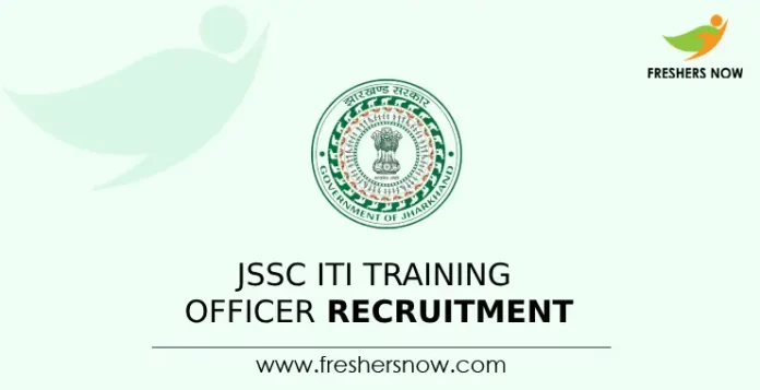 JSSC ITI Training Officer Recruitment