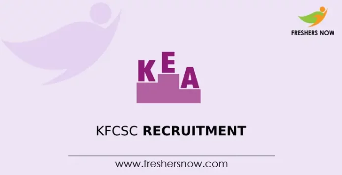 KFCSC Recruitment