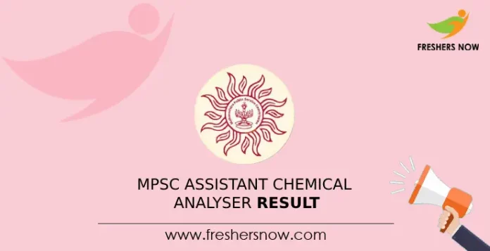 MPSC Assistant Chemical Analyser Result