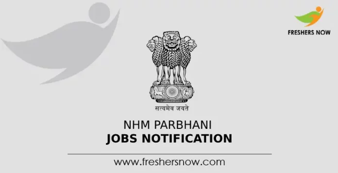 NHM Parbhani Jobs Notification