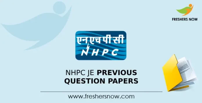 NHPC JE Previous Question Papers