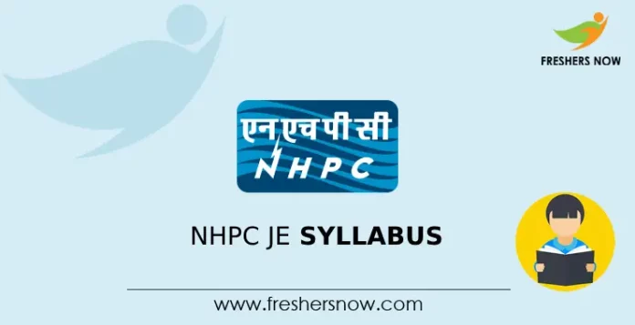 NHPC JE Syllabus