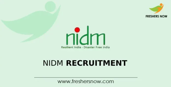 NIDM Recruitment