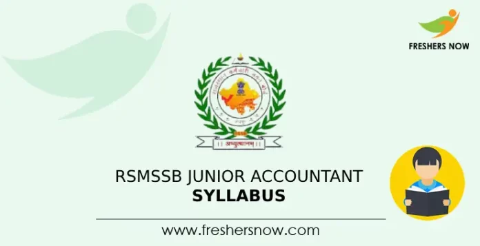 RSMSSB Junior Accountant Syllabus