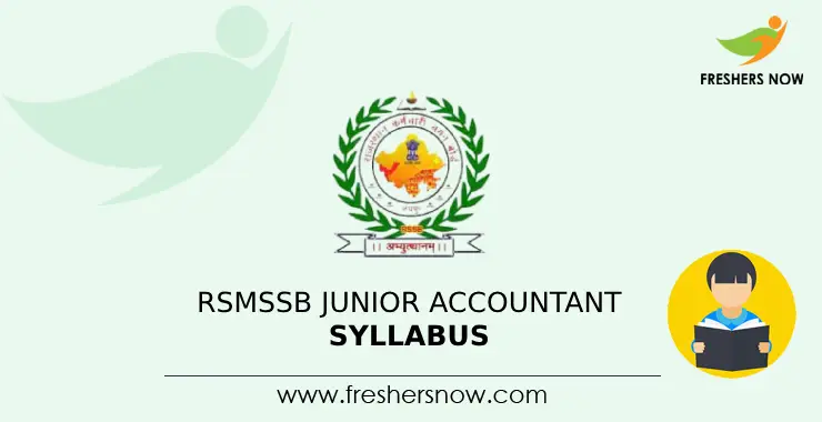 RSMSSB Junior Accountant Syllabus 2024 Exam Pattern   RSMSSB Junior Accountant Syllabus.webp