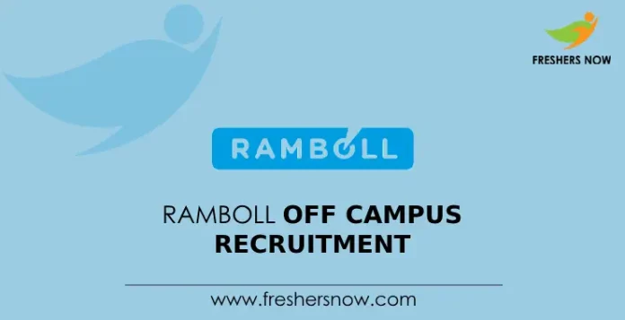 Ramboll Off Campus Recruitment