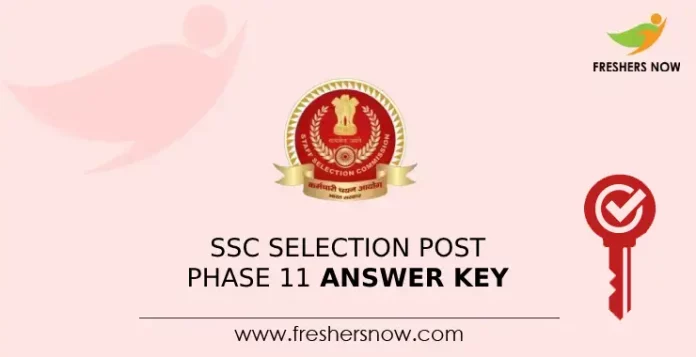 SSC Selection Post Phase 11 Answer Key
