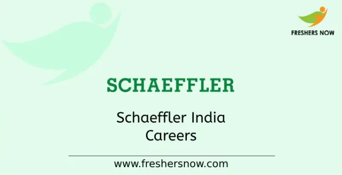 Schaeffler India Careers