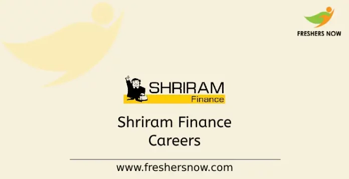 Shriram Finance Careers
