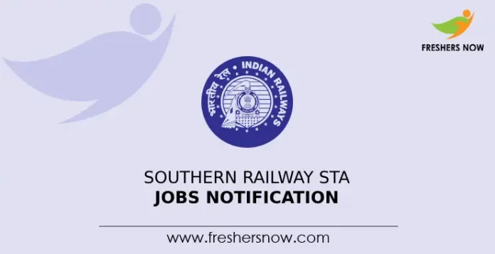 Southern Railway STA Jobs Notification