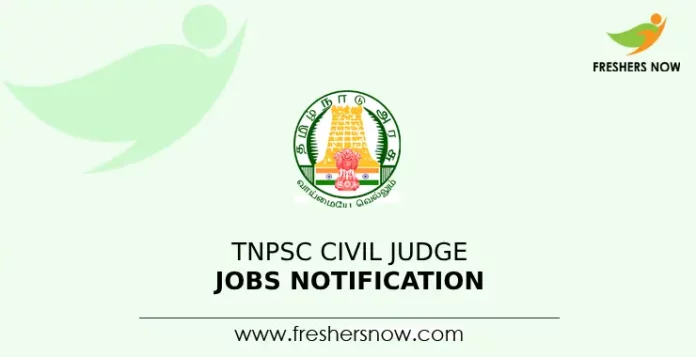 TNPSC Civil Judge Jobs Notification