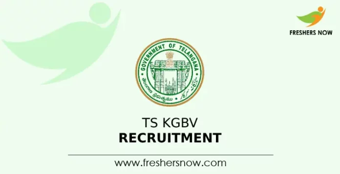 TS KGBV Recruitment