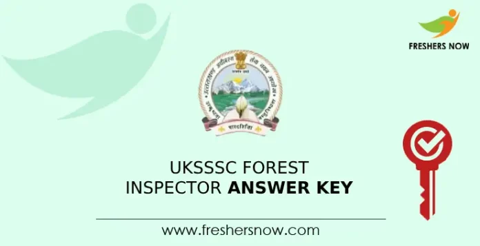 UKSSSC Forest Inspector Answer Key