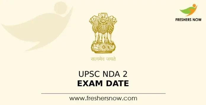 UPSC NDA 2 Exam date