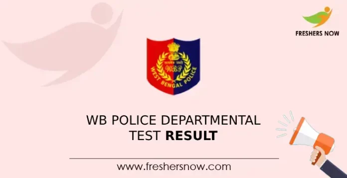 WB Police Departmental Test Result