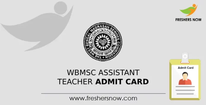 WBMSC Assistant Teacher Admit Card