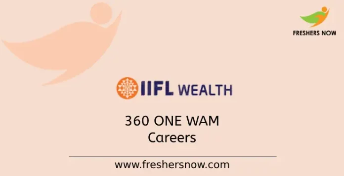 360 ONE WAM Careers