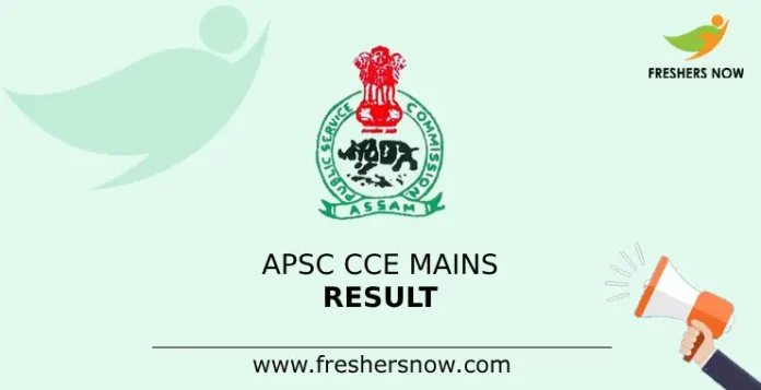 APSC CCE Mains Result