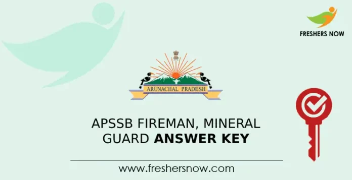 APSSB Fireman, Mineral Guard Answer Key
