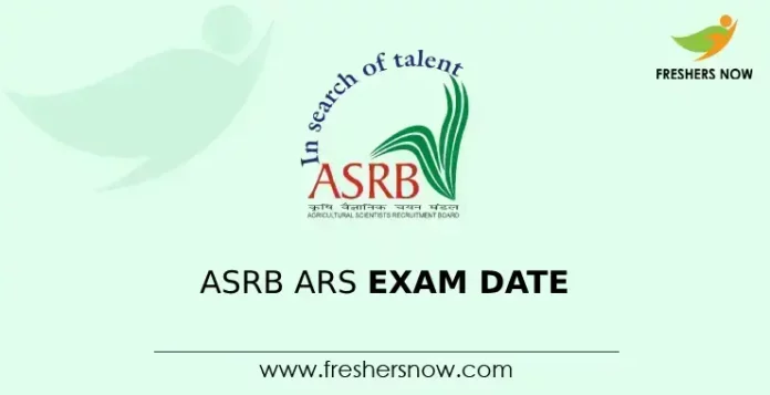 ASRB ARS Exam date