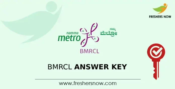 BMRCL Answer Key