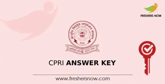 CPRI Answer Key