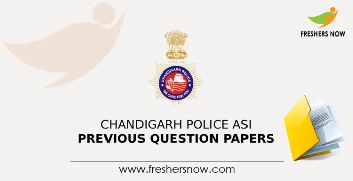 Chandigarh Police ASI Previous Question Papers