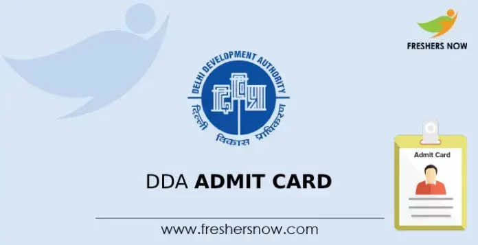 DDA Admit Card