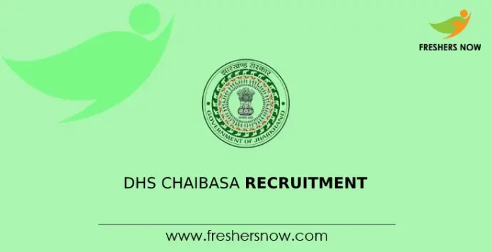 DHS Chaibasa Recruitment