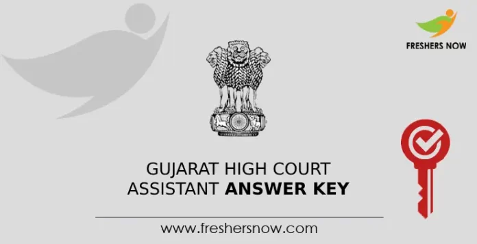 Gujarat High Court Assistant answer Key