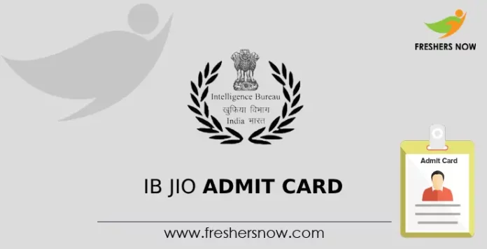 IB JIO Admit Card (1)