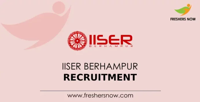 IISER Berhampur Recruitment