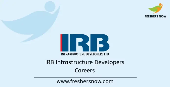 IRB Infrastructure Developers Careers