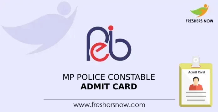 MP Police Constable Admit Card