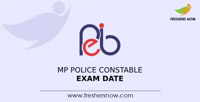 MP Police Constable Exam Date