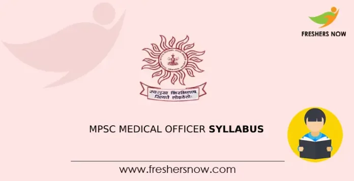 MPSC Medical Officer Syllabus