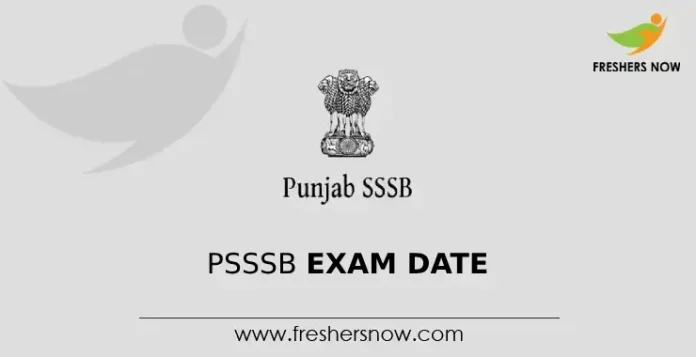 PSSSB Exam Date
