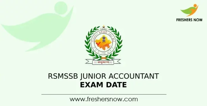 RSMSSB Junior Accountant Exam date