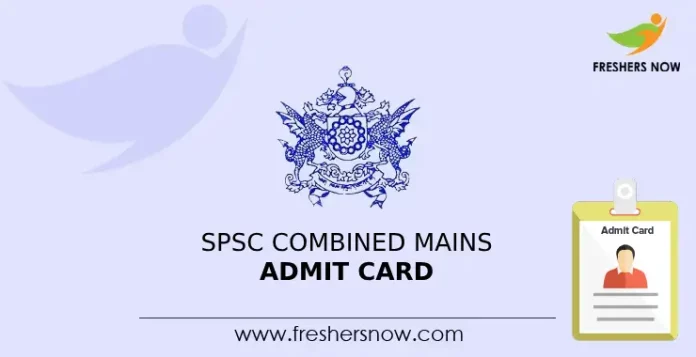SPSC Combined Mains Admit Card