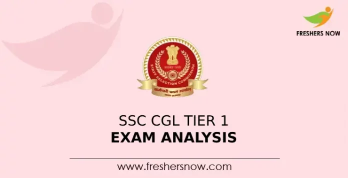SSC CGL Tier 1 Exam Analysis